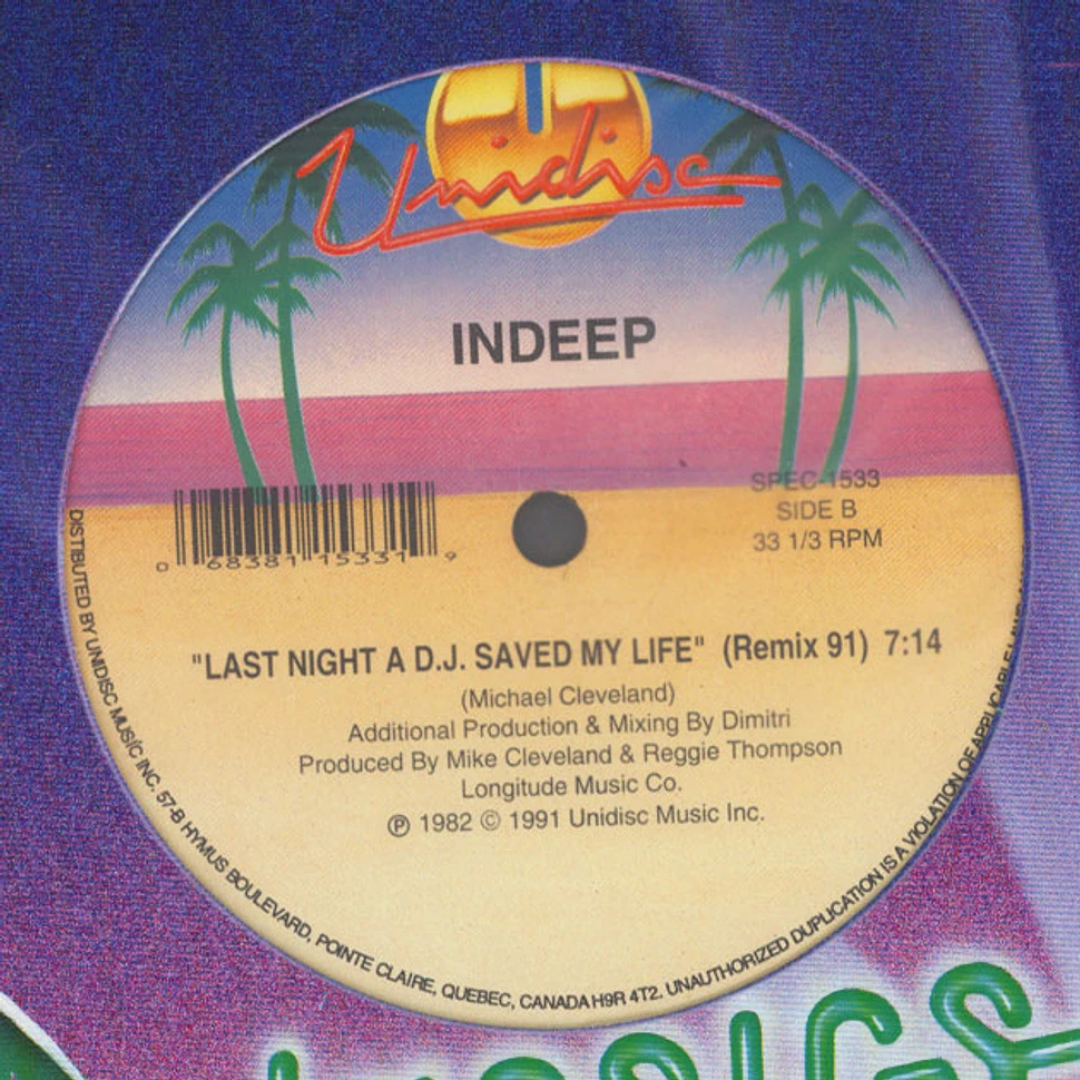 Gary's Gang / Indeep - Keep On Dancin (Remake 91) / Last Night A DJ Saved My Life (Remix 91)