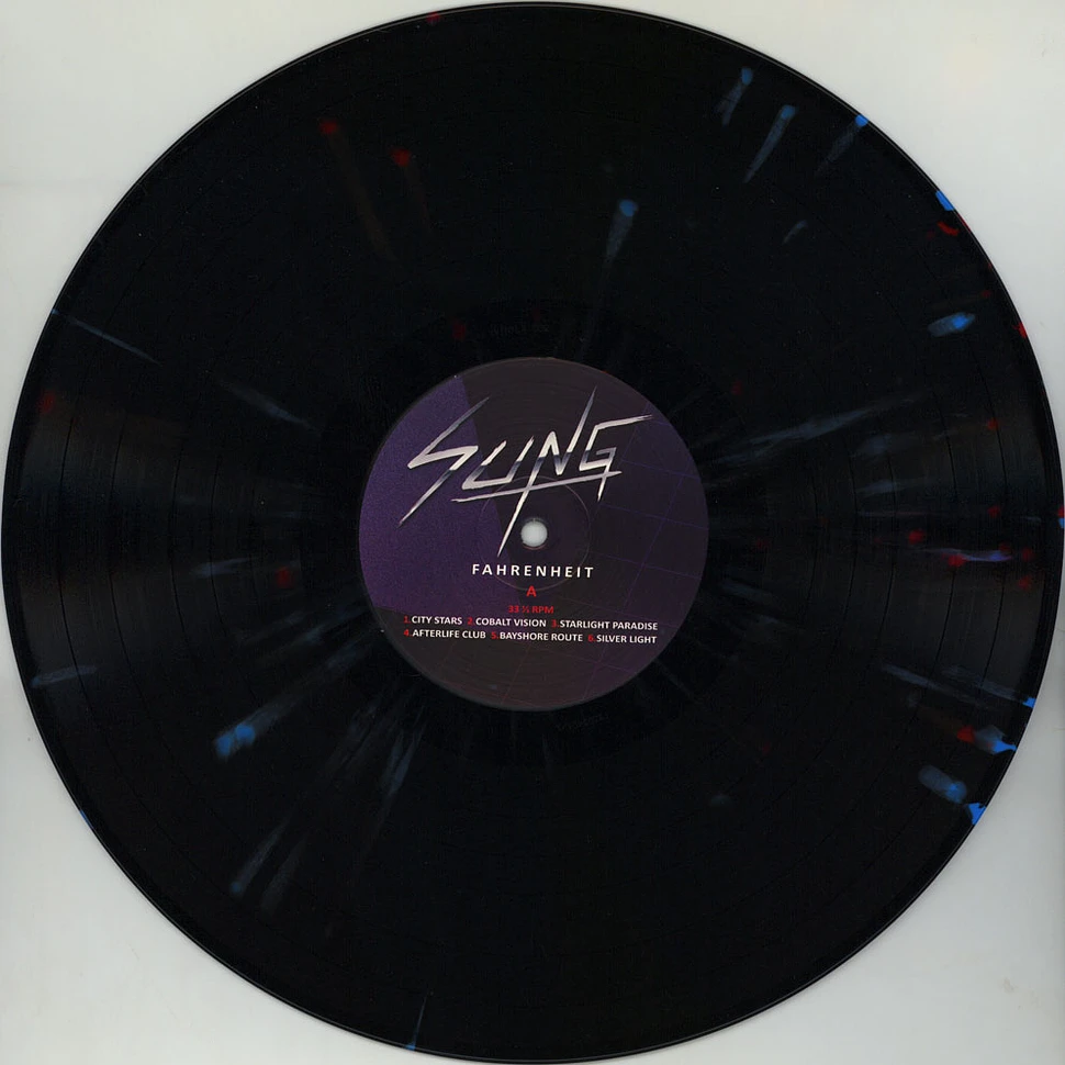 Sung - Fahrenheit Black Vinyl Edition W/ Red & Blue Splatter