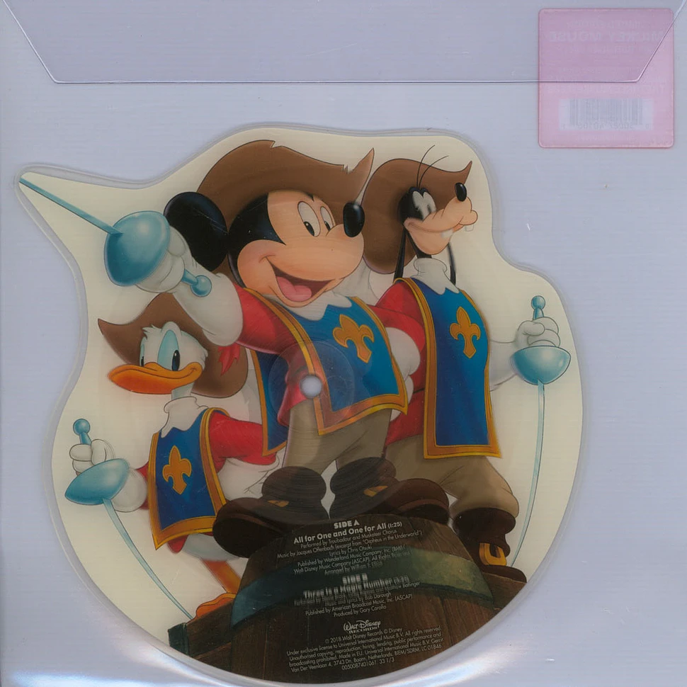 V.A. - OST Mickey Mouse: All For One And One For All (The Three Musketeers) Limited Picture Disc Edition