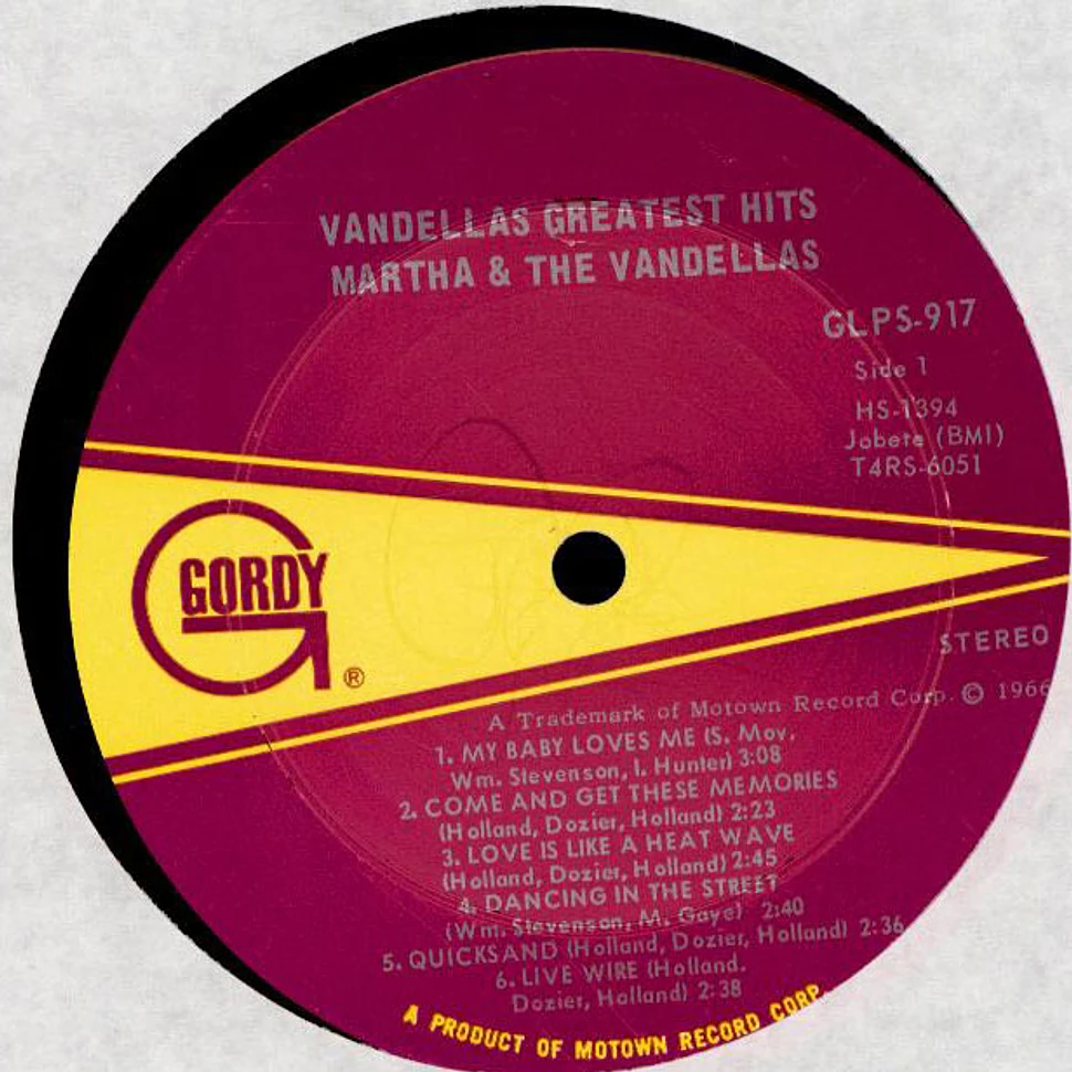 Martha Reeves & The Vandellas - Greatest Hits