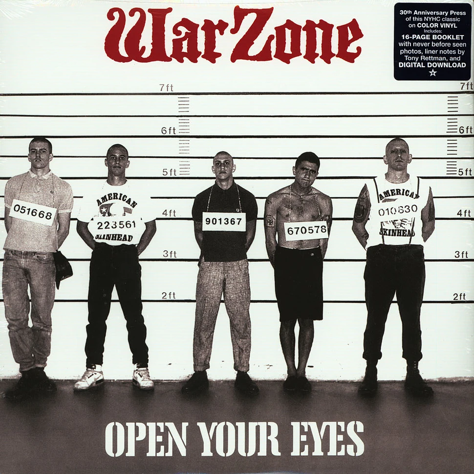 Warzone - Open Your Eyes Colored Vinyl Edition