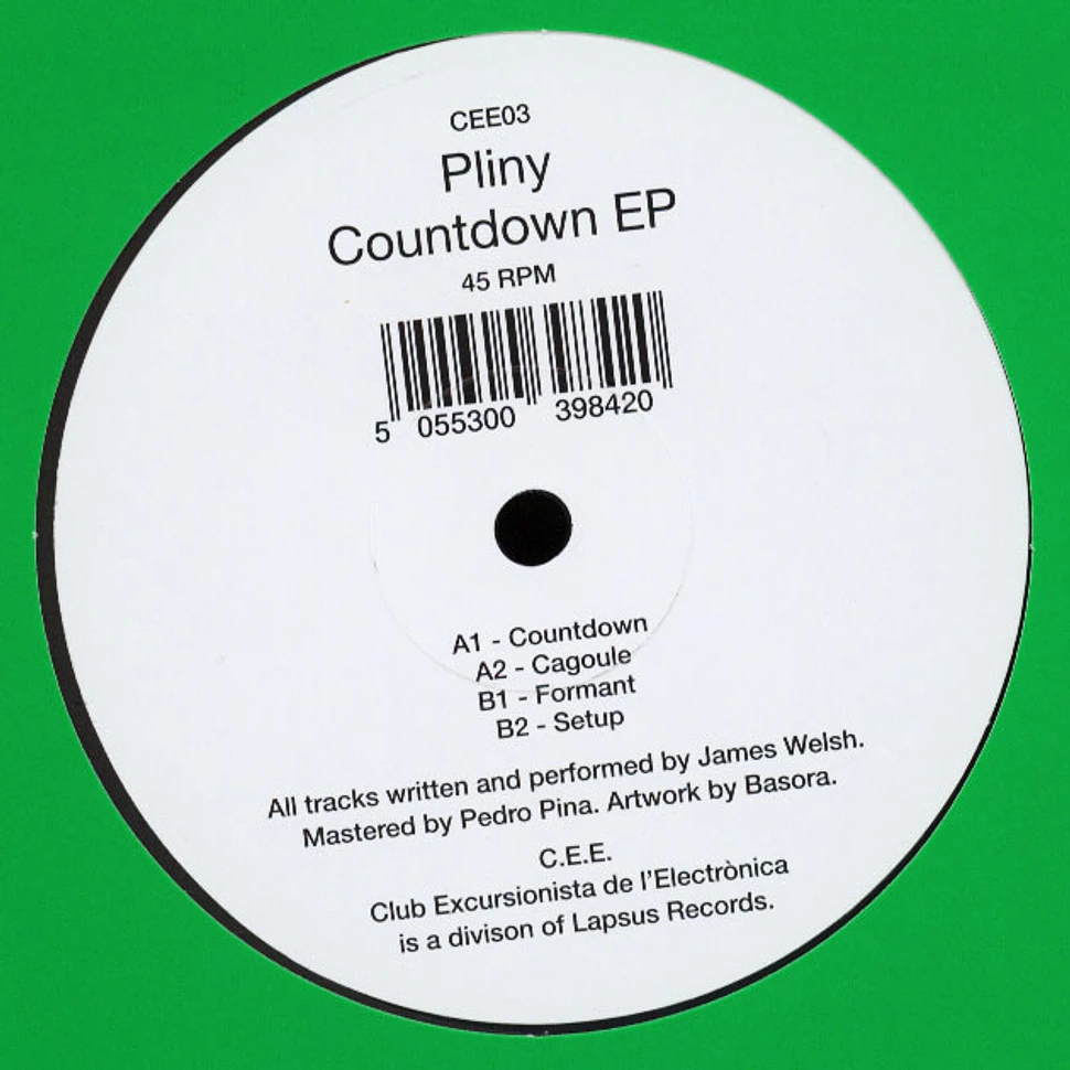 Pliny - Countdown EP