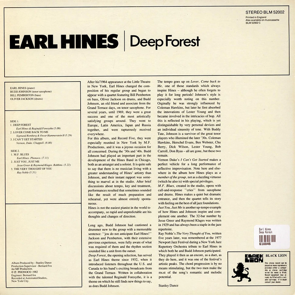 Earl Hines - Deep Forest