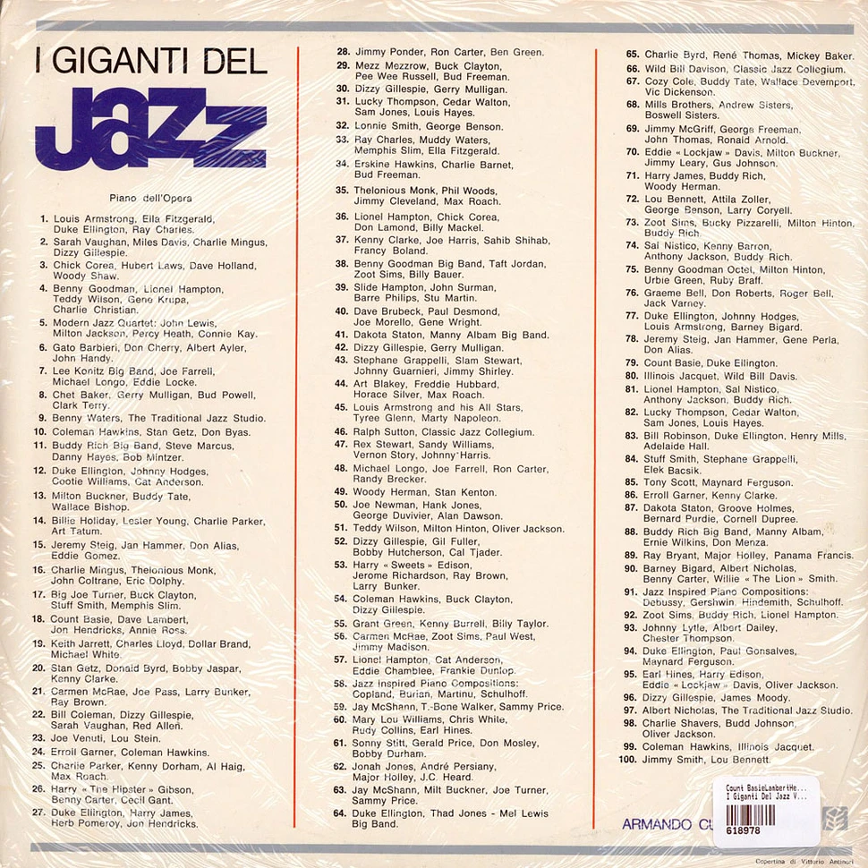 Count Basie, Lambert, Hendricks & Ross - I Giganti Del Jazz Vol. 18