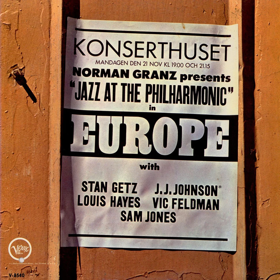 Norman Granz presents Jazz At The Philharmonic - Jazz At The Philharmonic In Europe