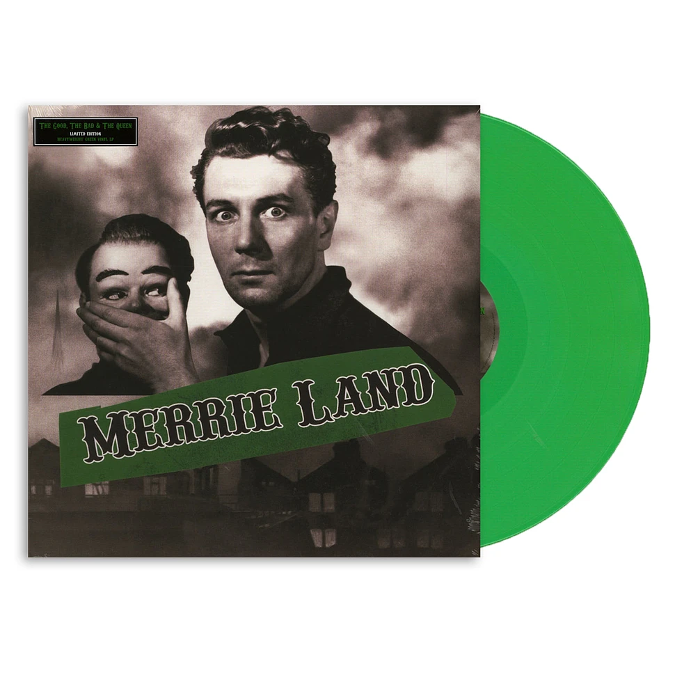 The Good, The Bad & The Queen (Damon Albarn, Paul Simonon of The Clash, Tony Allen and Simon Tong of The Verve) - Merrie Land Green Vinyl Edition