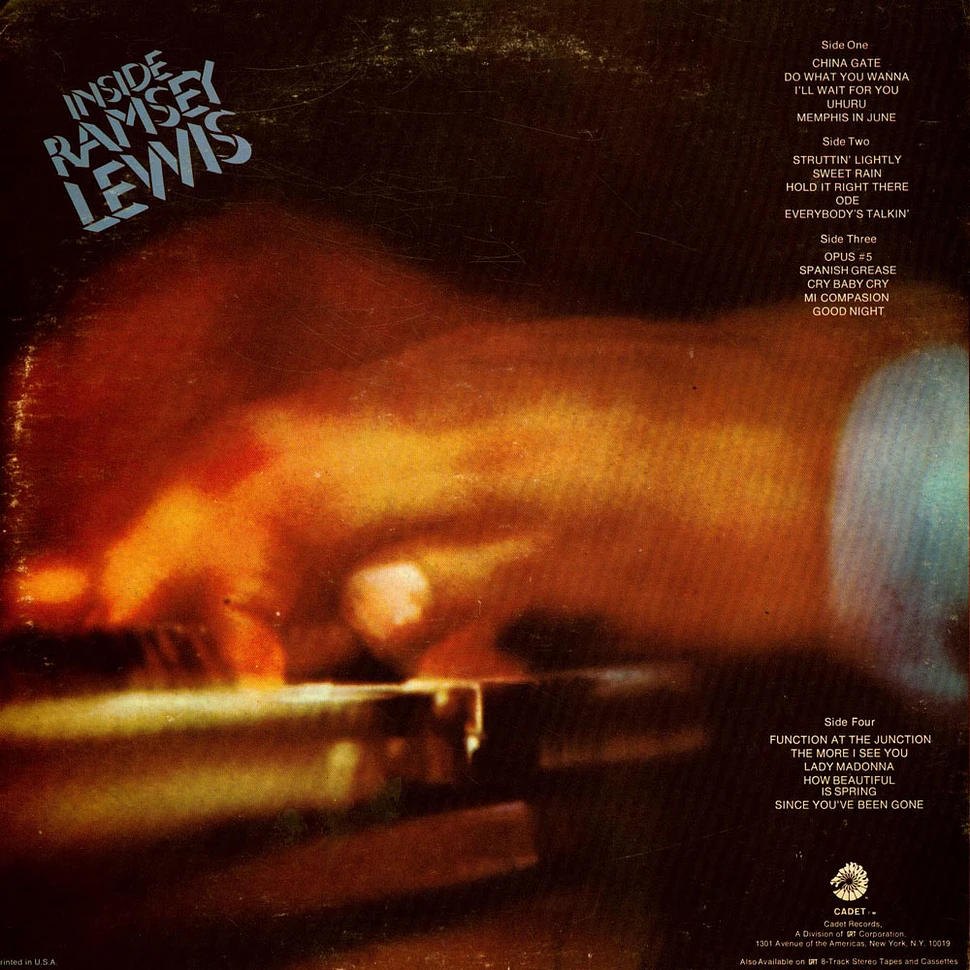 Ramsey Lewis - Inside Ramsey Lewis