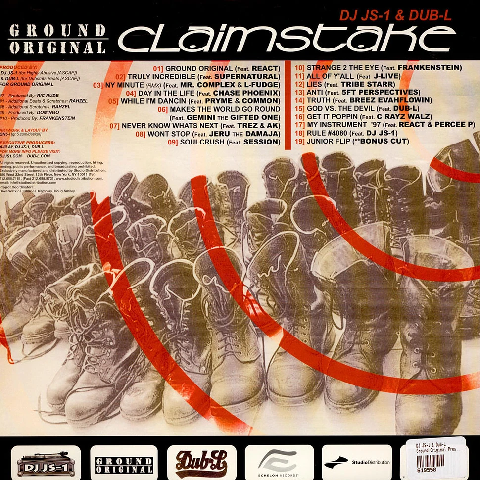 DJ JS-1 & Dub-L - Ground Original Presents: Claimstake