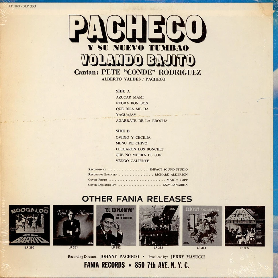 Johnny Pacheco - Volando Bajito