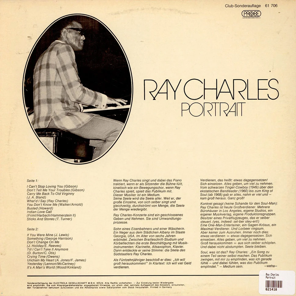 Ray Charles - Portrait