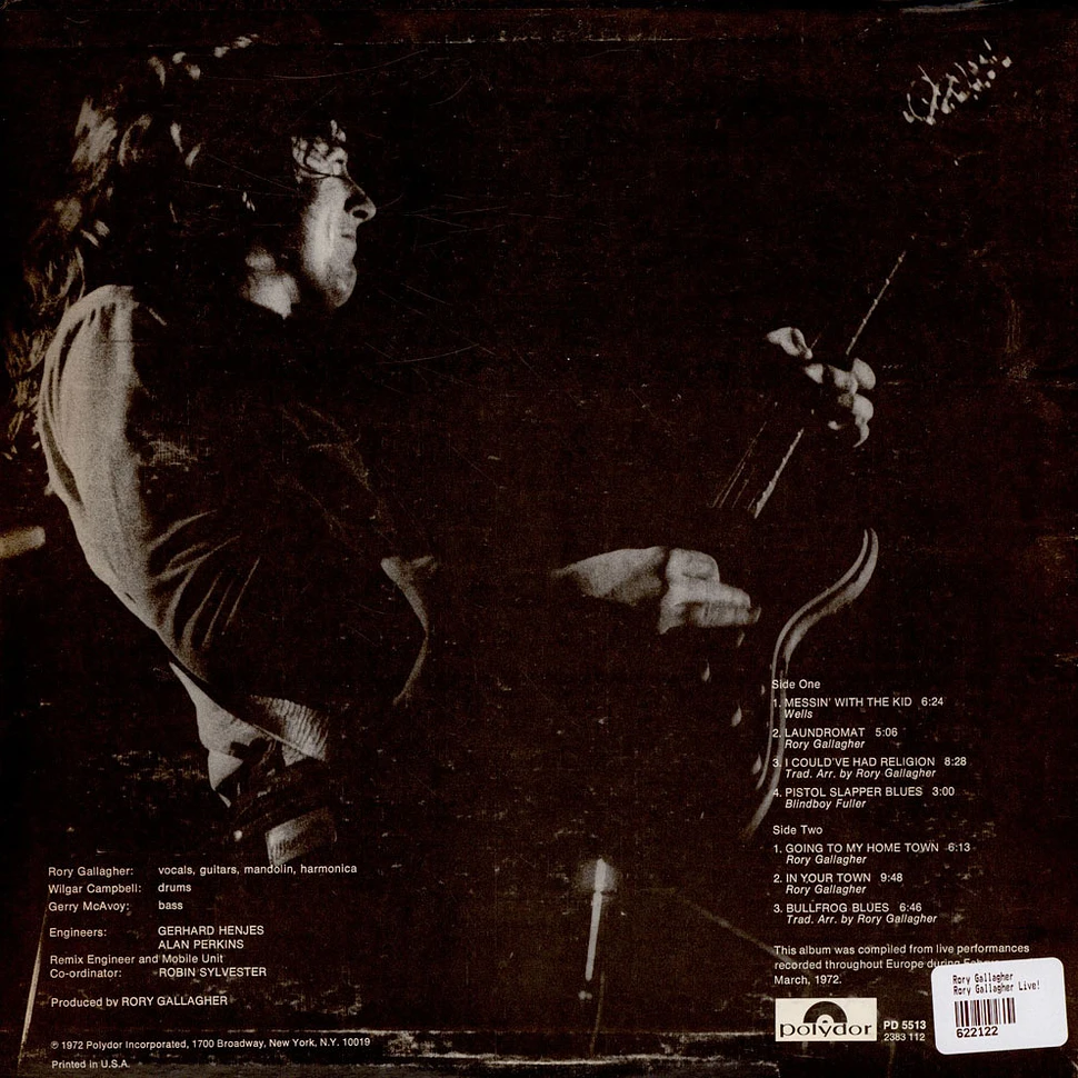 Rory Gallagher - Rory Gallagher Live!