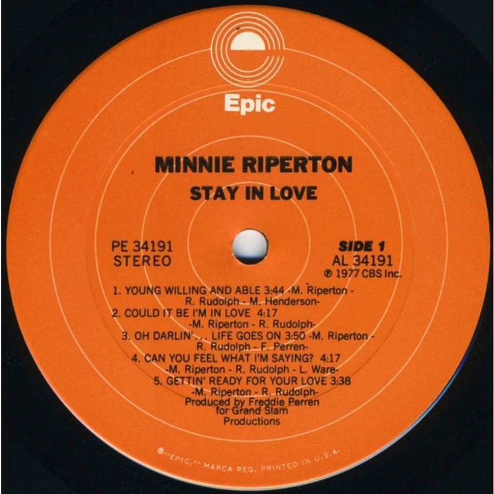 Minnie Riperton - Stay In Love