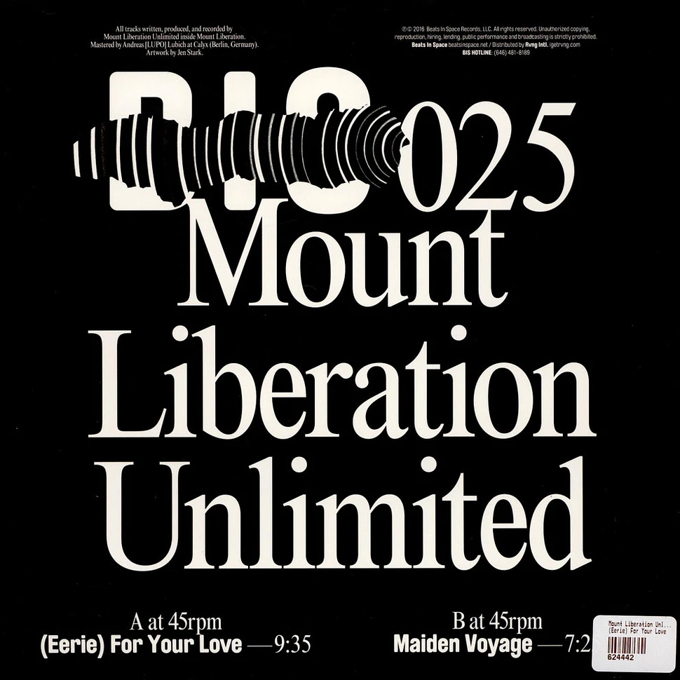 Mount Liberation Unlimited - (Eerie) For Your Love