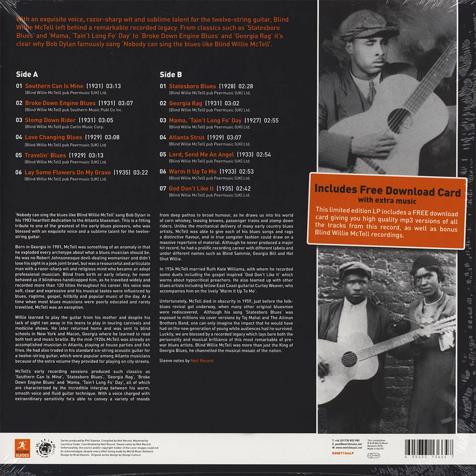 Blind Willie McTell - The Rough Guide To