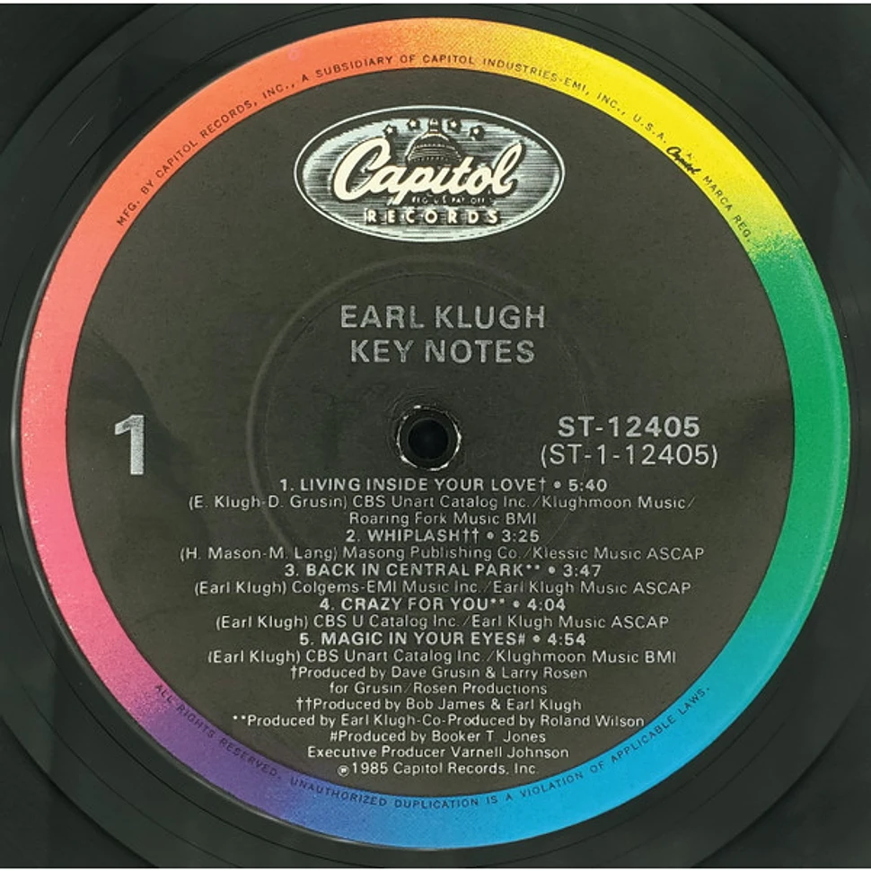 Earl Klugh - Key Notes
