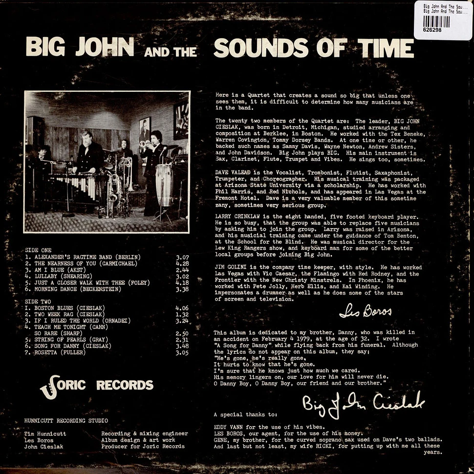 Big John And The Sounds Of Time - Big John And The Sounds Of Time