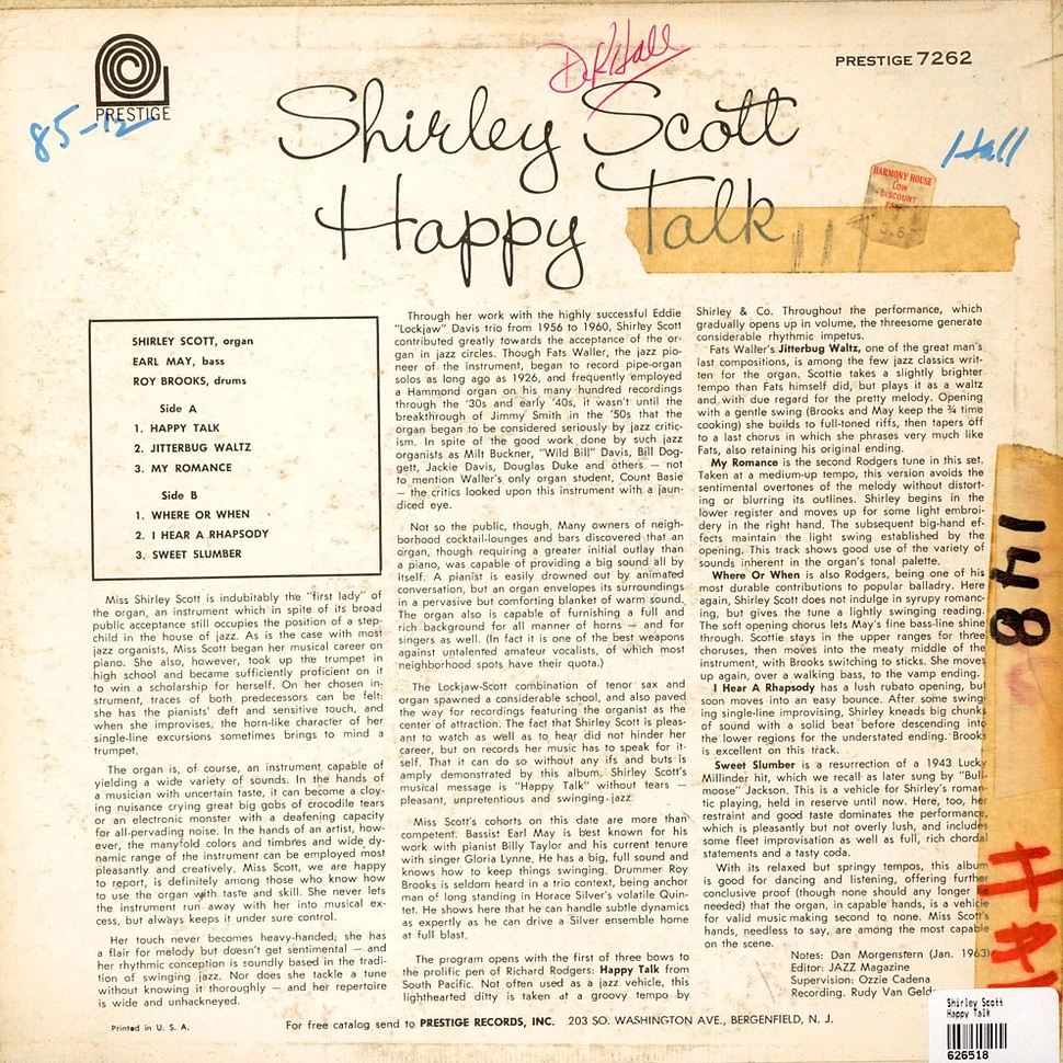 Shirley Scott - Happy Talk