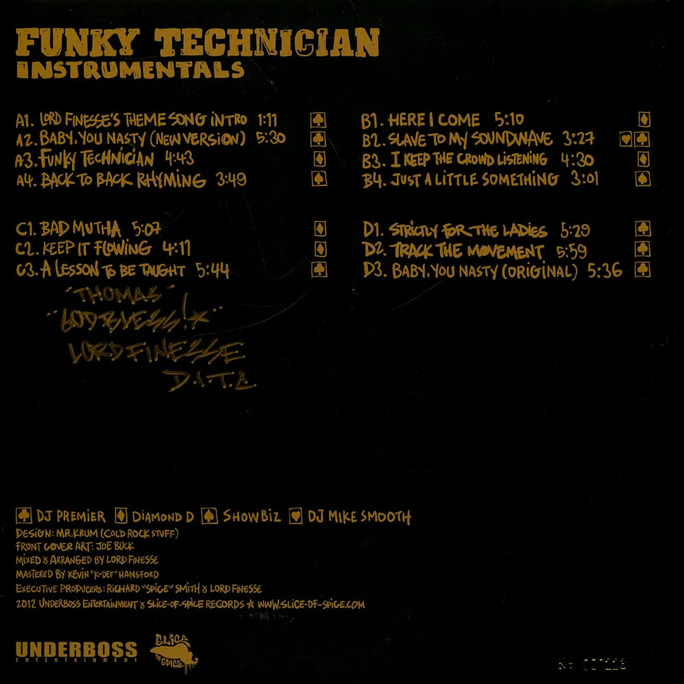 Lord Finesse & DJ Mike Smooth - Funky Technician Instrumentals