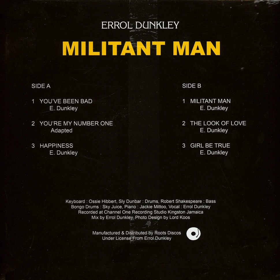 Errol Dunkley - Militant Man