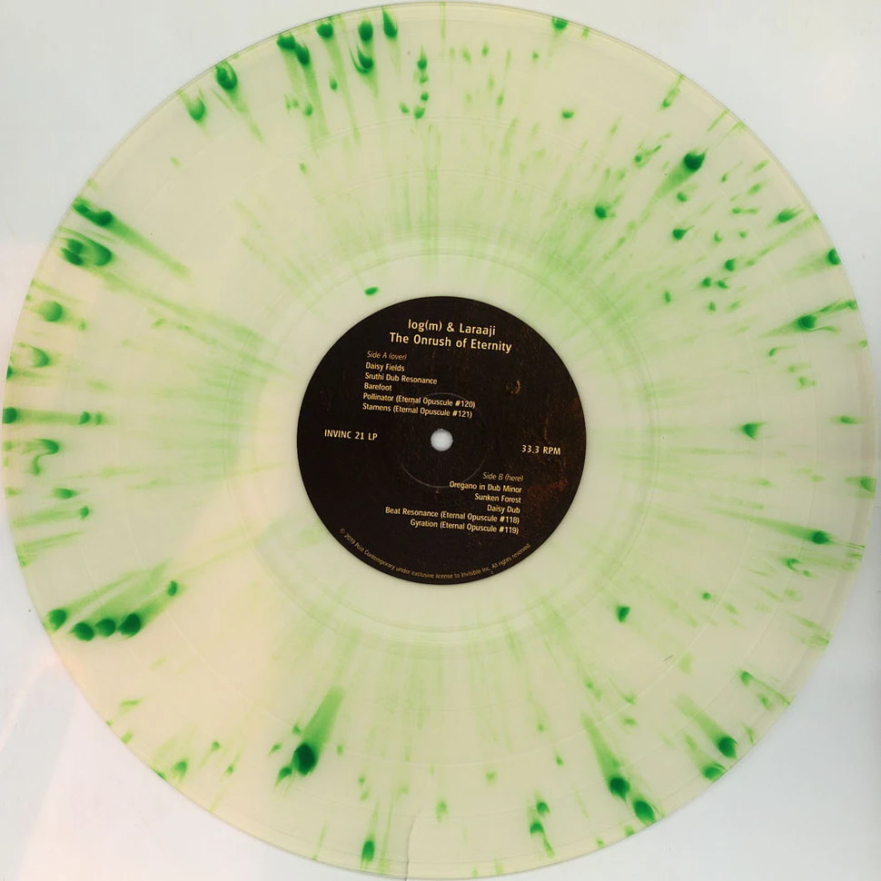 Log(m) & Laraaji - The Onrush Of Eternity Multi-Colored Vinyl Edition
