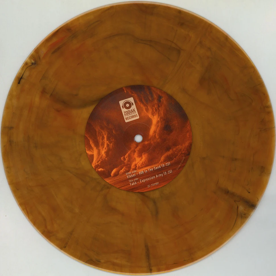 Vikkei & Yakh - 808 In The Sand Transparent Orange Marbled Vinyl Edition