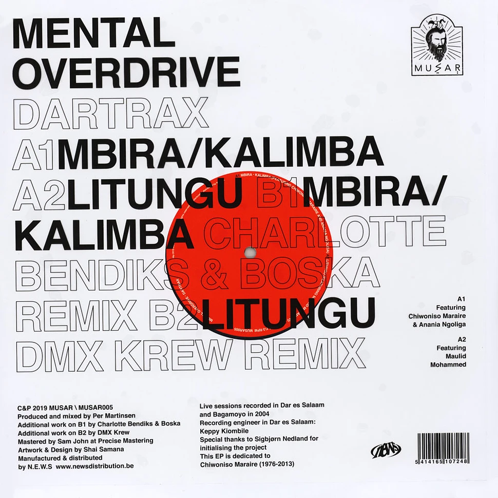 Mental Overdrive - Dartrax EP Charlotte Bendiks & Boska And Dm