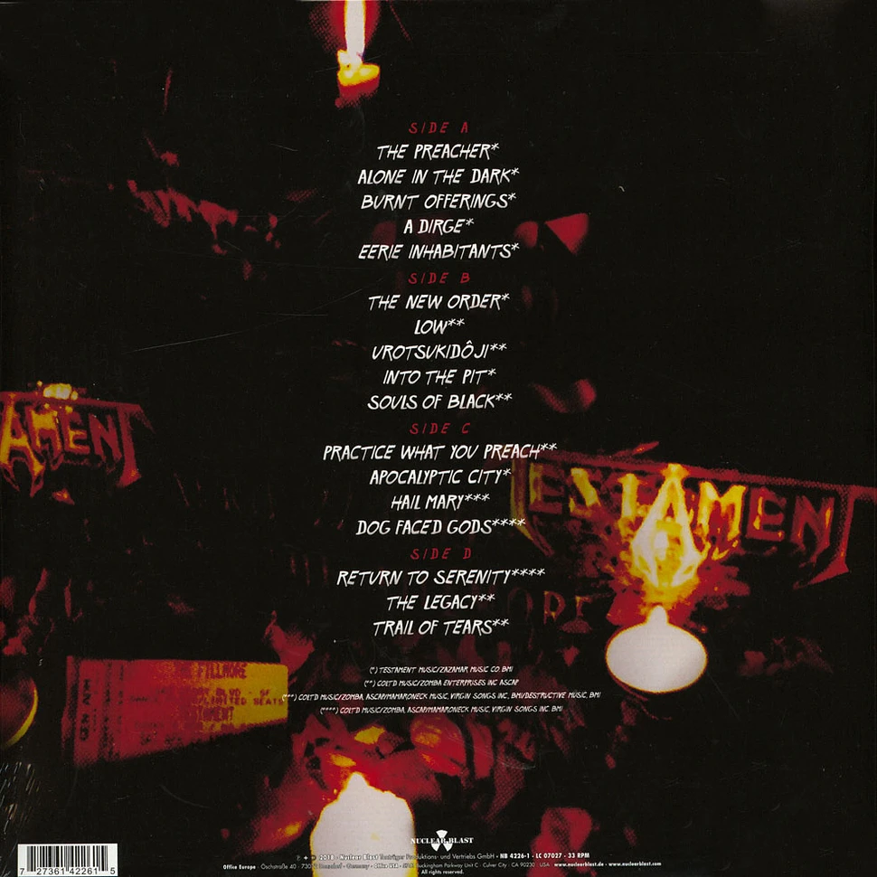 Testament - Live At The Fillmore