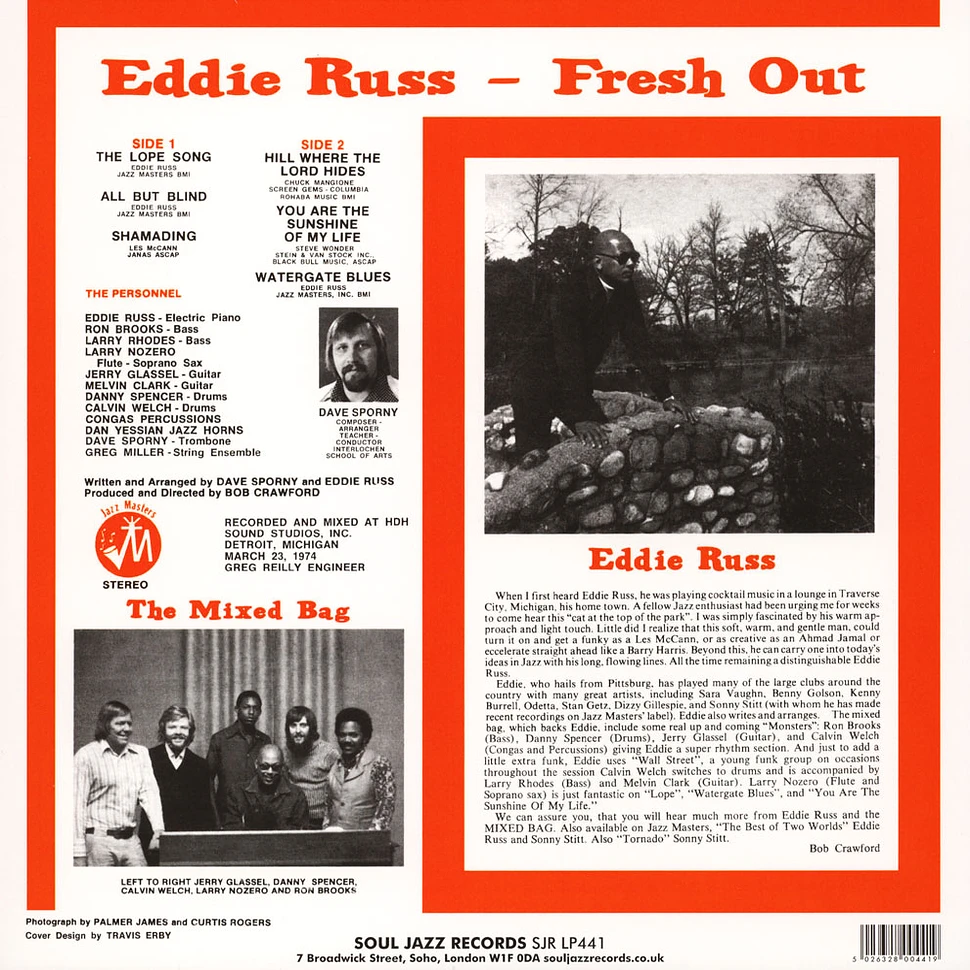 Eddie Russ - Fresh Out Red Vinyl Edition