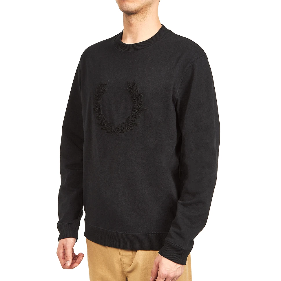 Fred Perry - Textured Laurel Wreath Sweatshirt