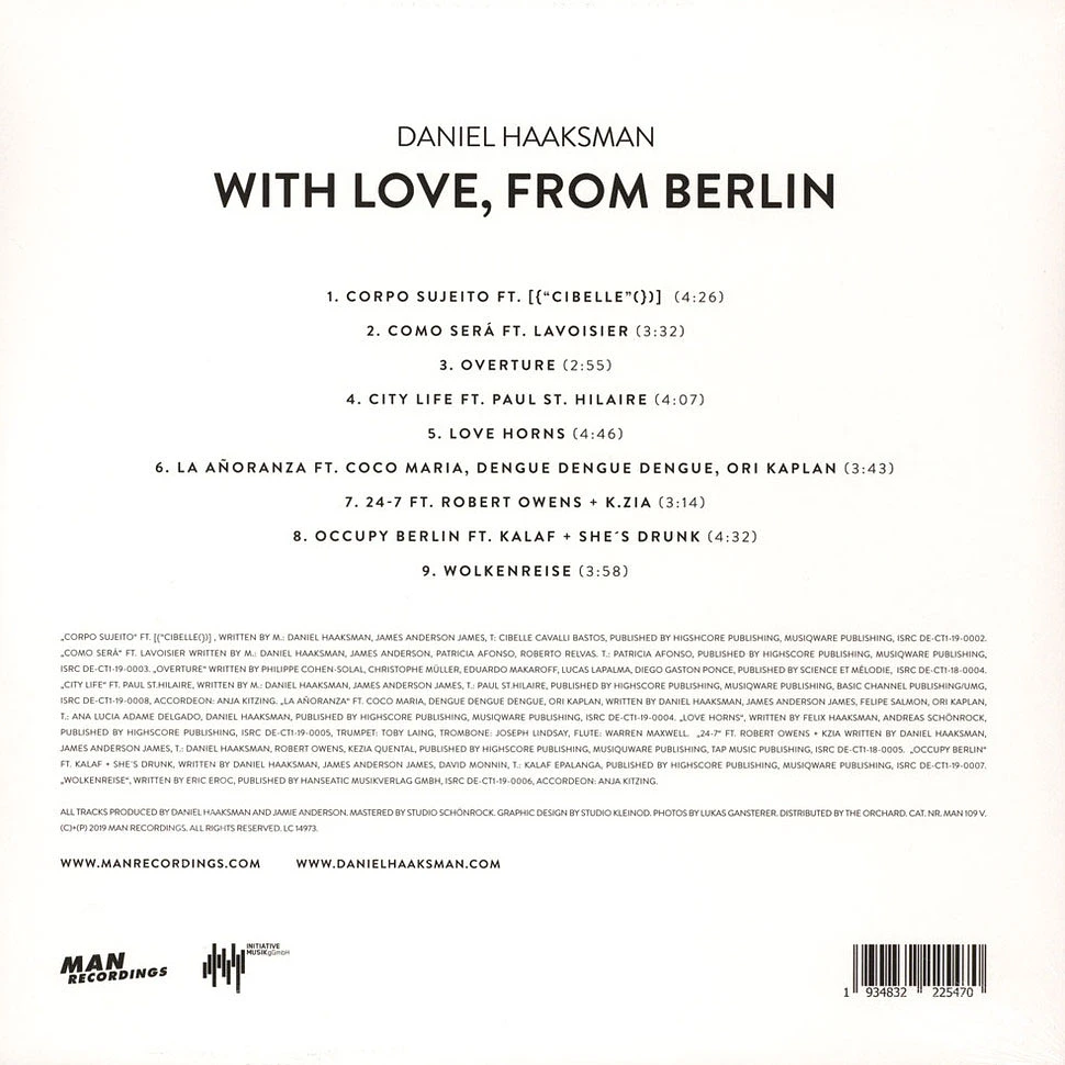 Daniel Haaksman - With Love, From Berlin