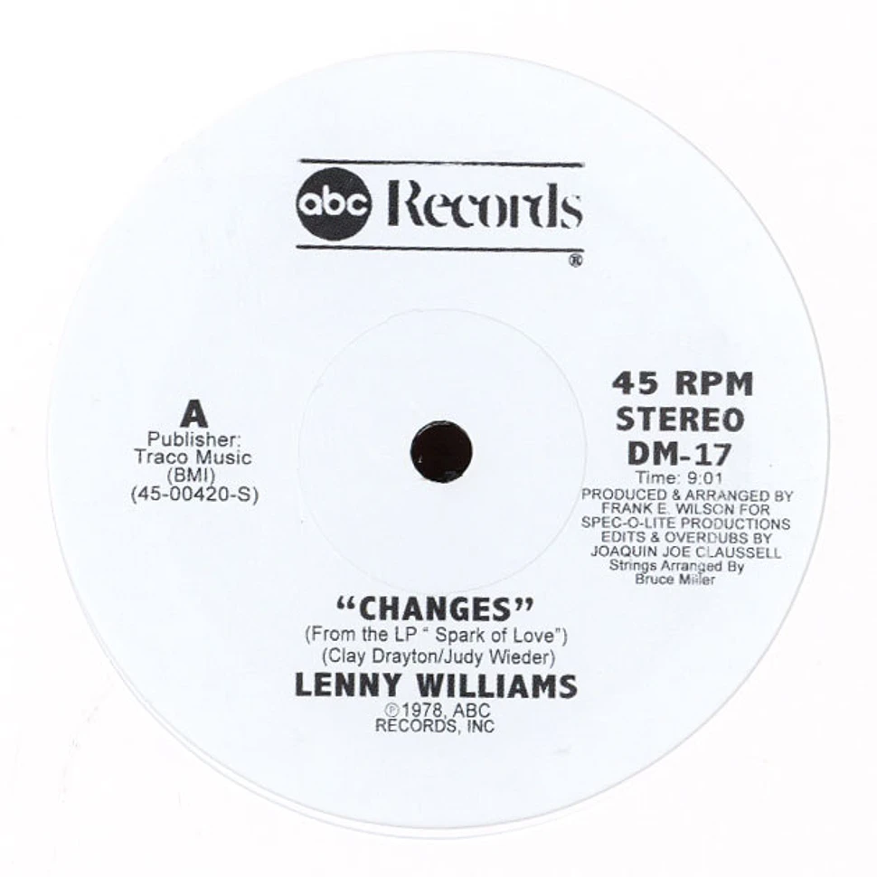Lenny Williams - Changes Joaquin Joe Claussell Edits