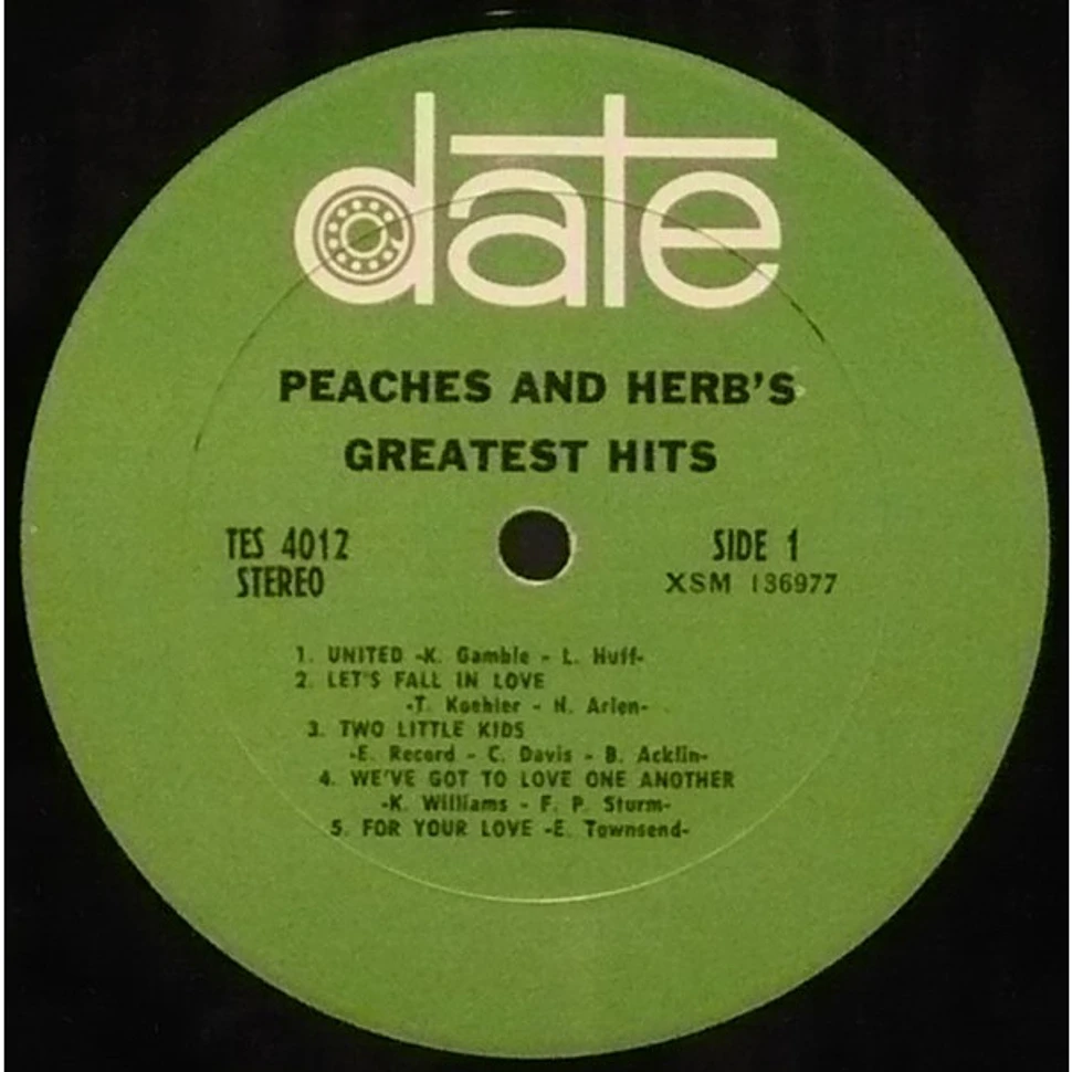 PEACHES & HERB LET'S FALL IN LOVE vinyl record