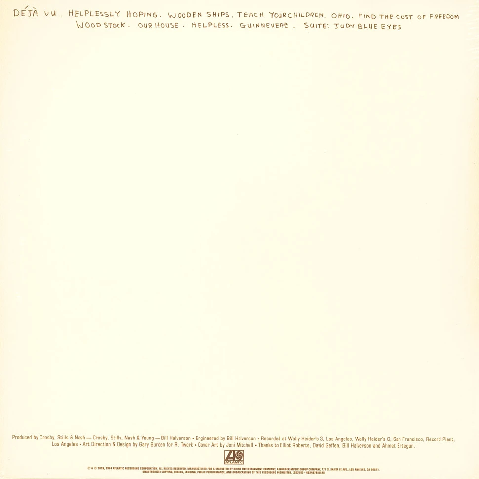 Crosby, Stills, Nash And Young - So Far White Vinyl Edition