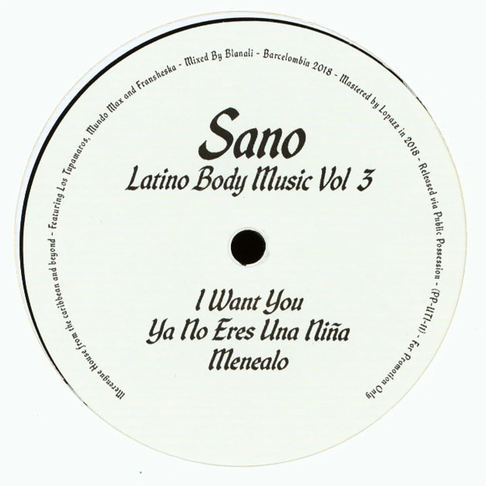 Sano - Latino Body Music Volume 3