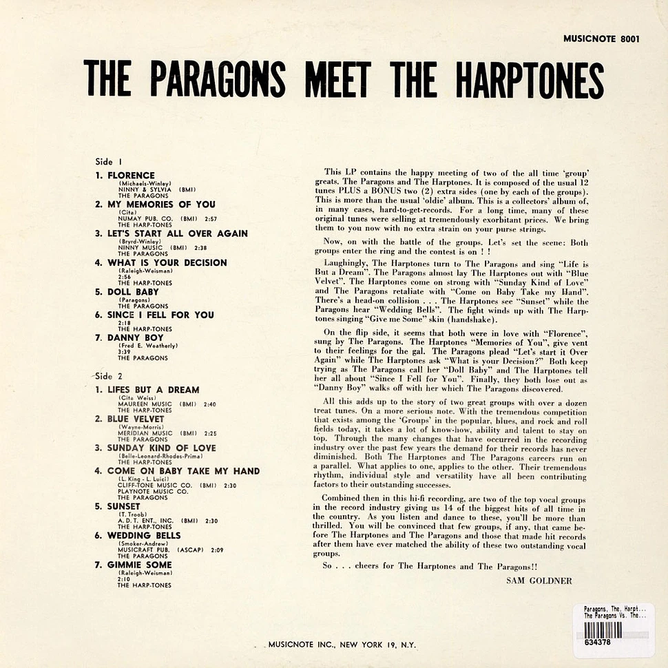The Paragons , The Harptones - The Paragons Vs. The Harp-Tones