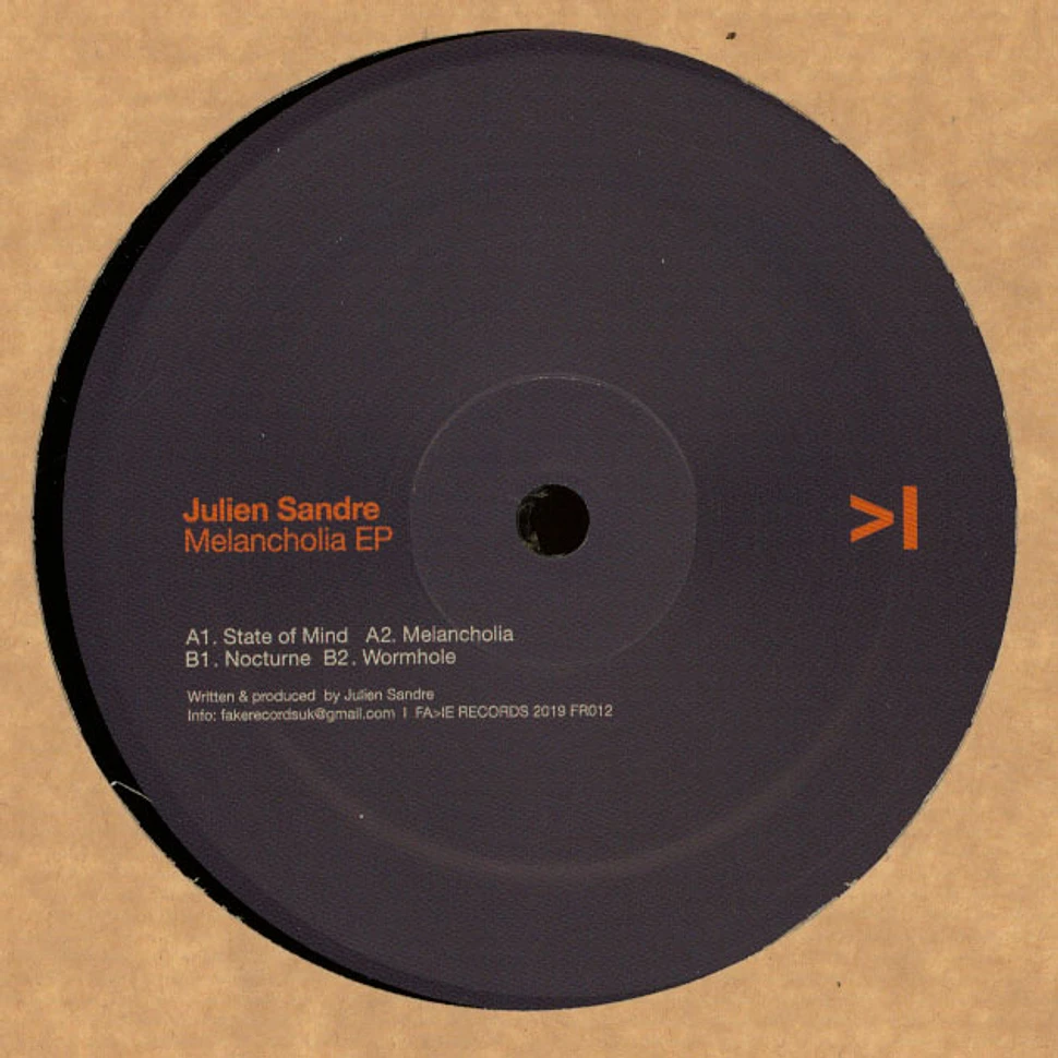 Julien Sandre - Melancholia EP