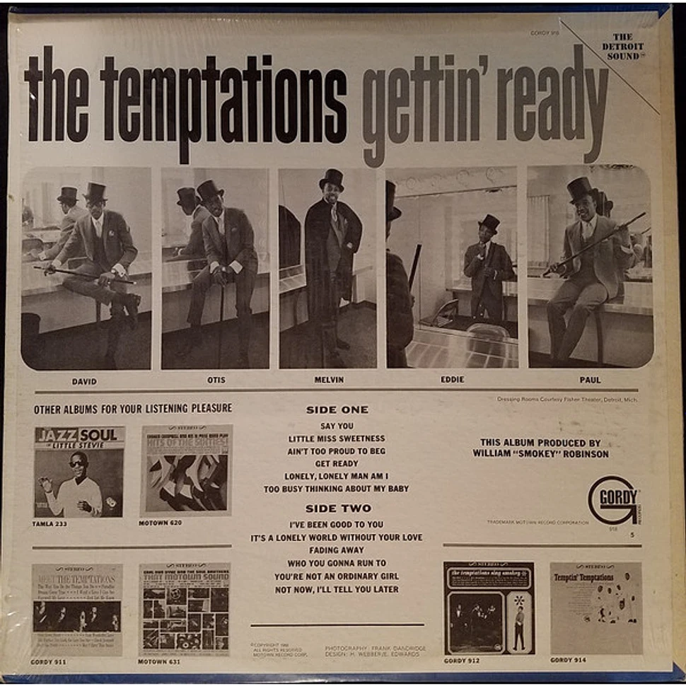 The Temptations - Gettin' Ready