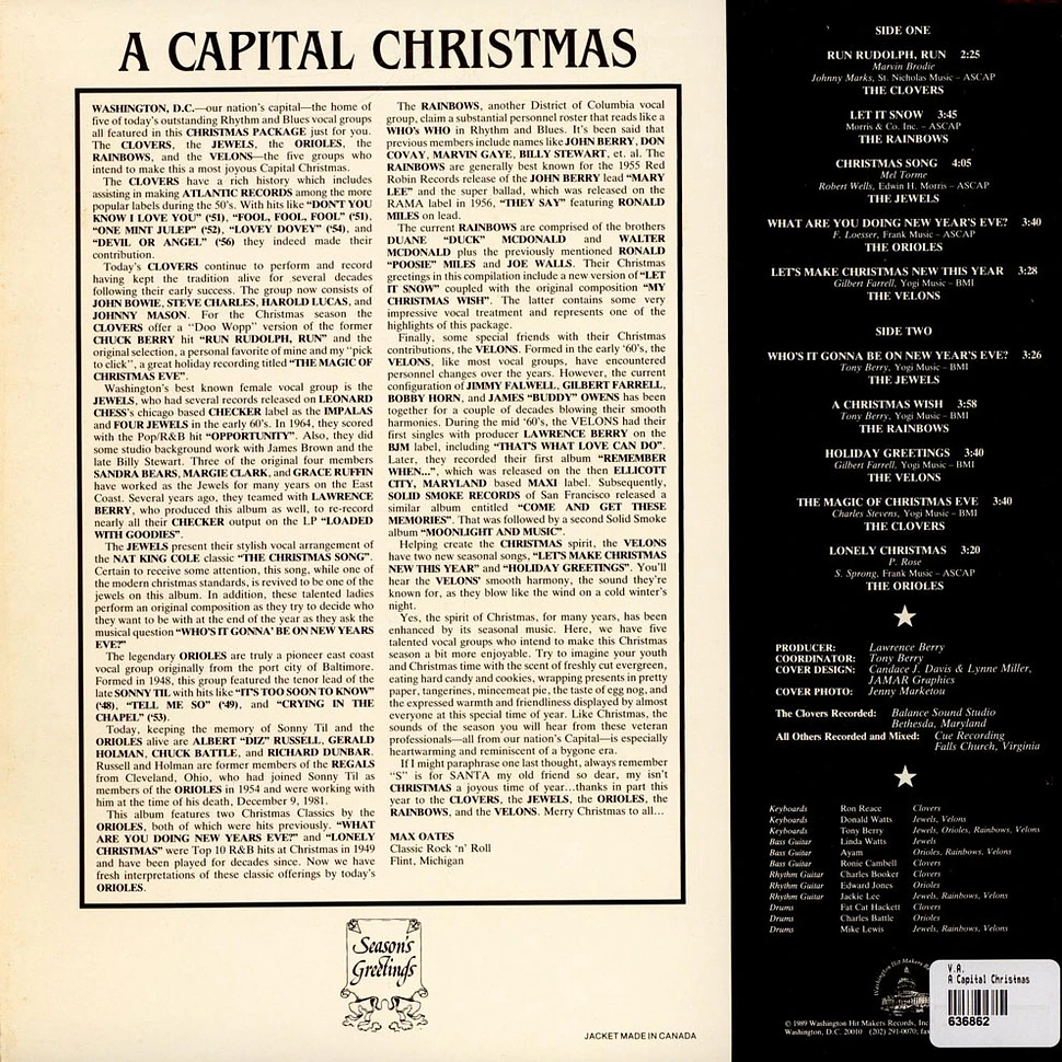 The Clovers, The Rainbows , The Jewels, The Orioles, The Velons - A Capital Christmas