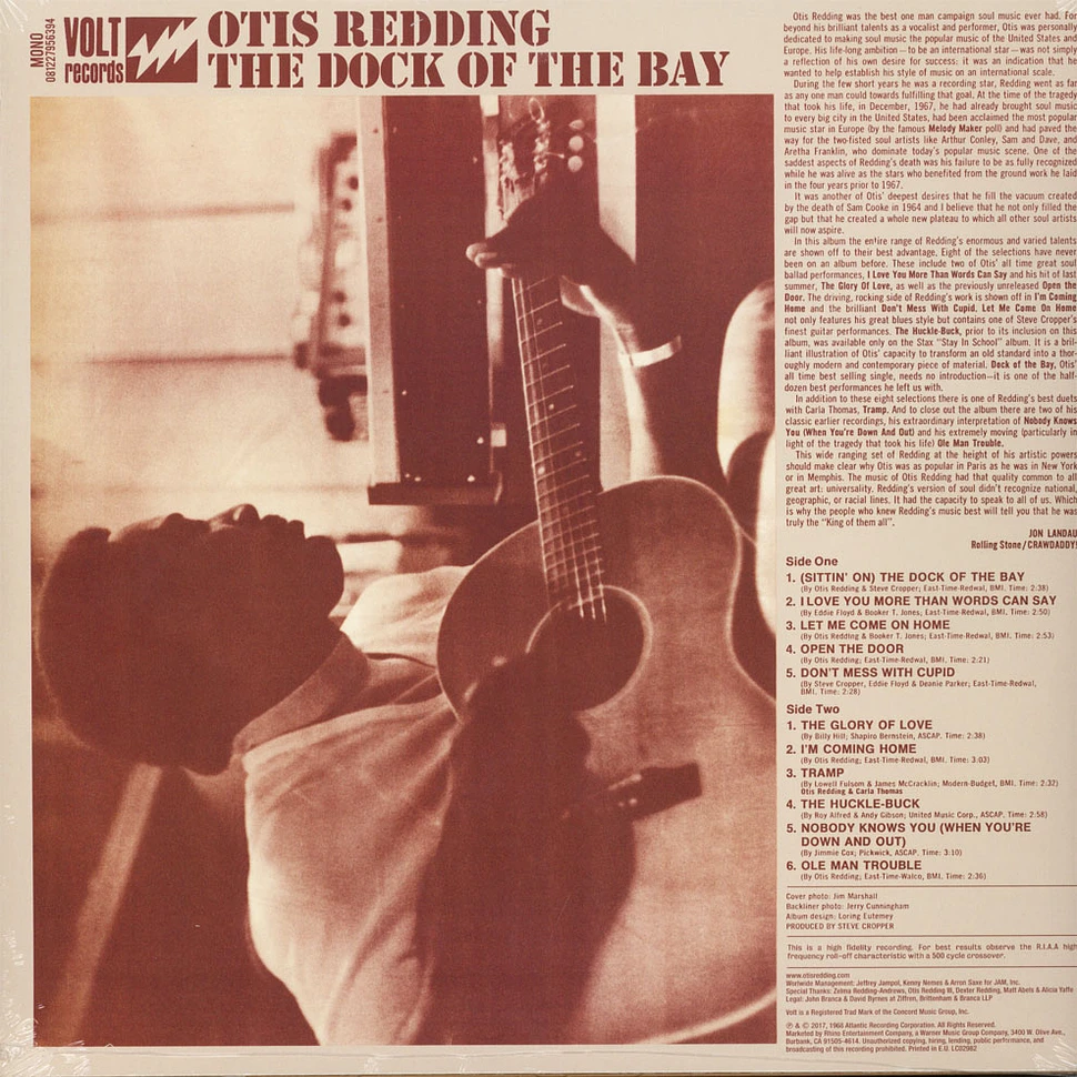 Otis Redding - Dock Of The Bay Mono Version