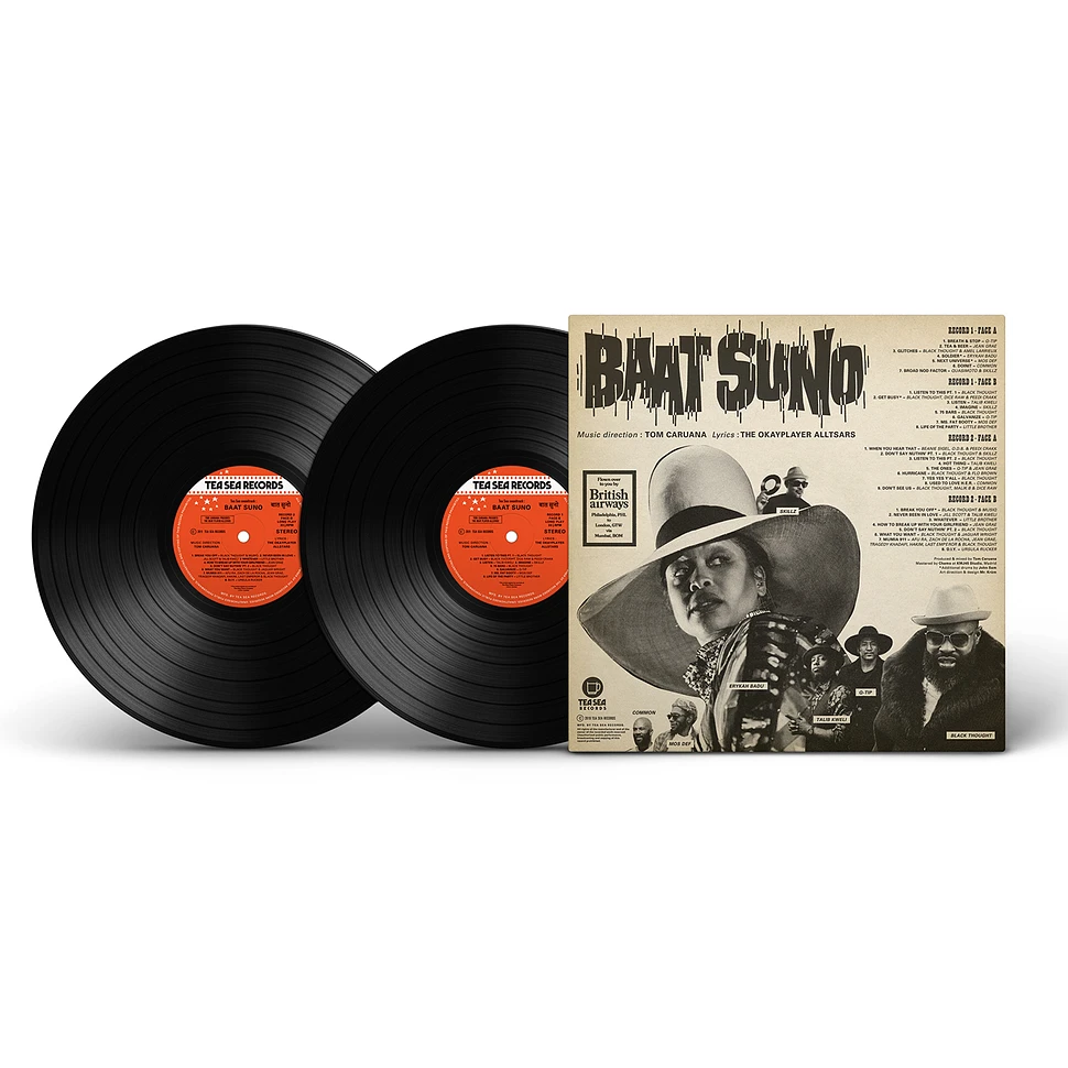 Tom Caruana Vs. Okayplayer Allstars - Baat Suno Black Vinyl Edition