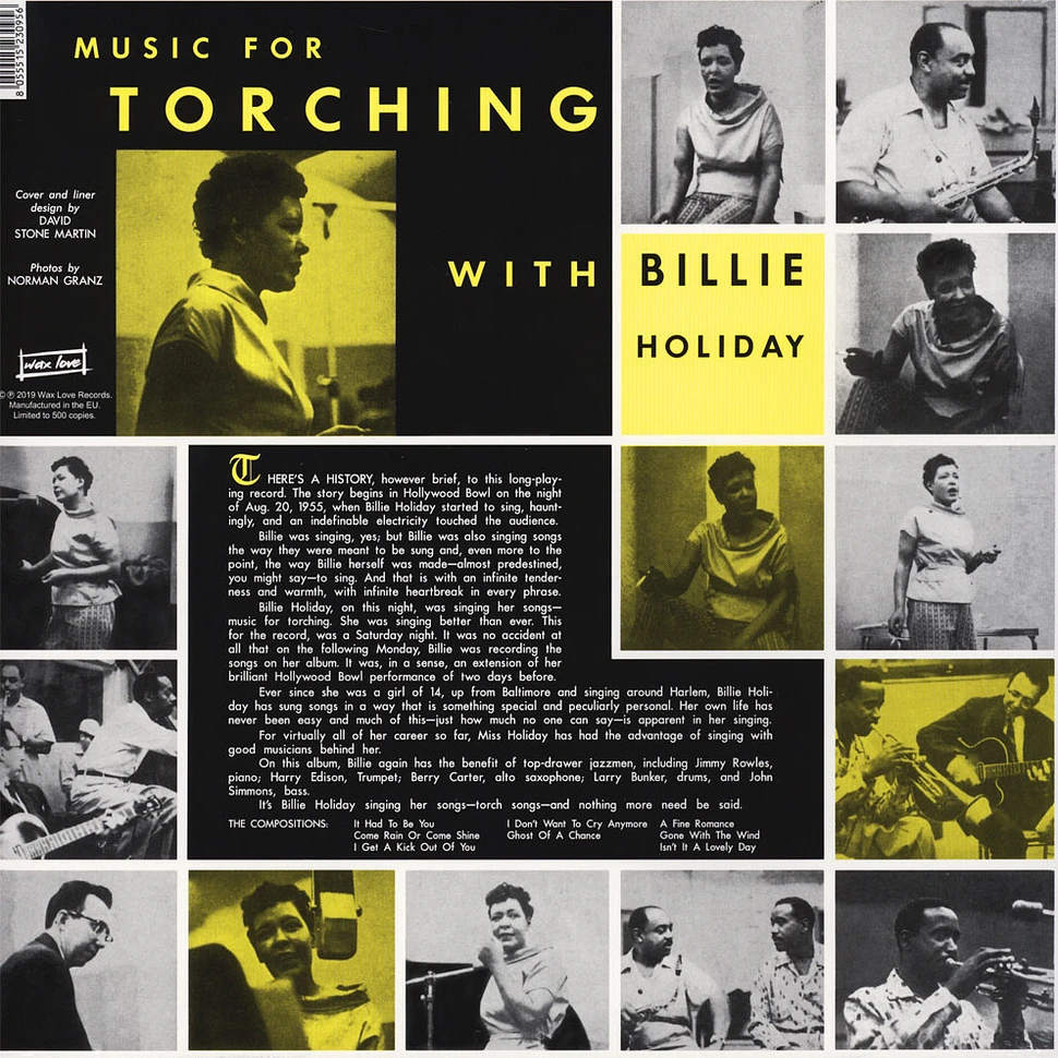 Billie Holiday - Music For Torching With Billie Holiday