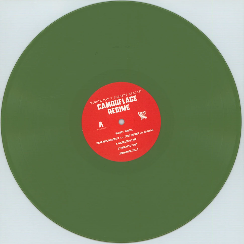 Vinnie Paz X Tragedy Khadafi - Camouflage Regime Green Vinyl Edition