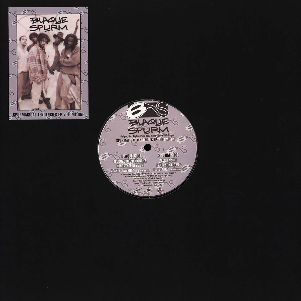 Blaque Spurm - Spurmacidal Tendencies Black Vinyl Edition