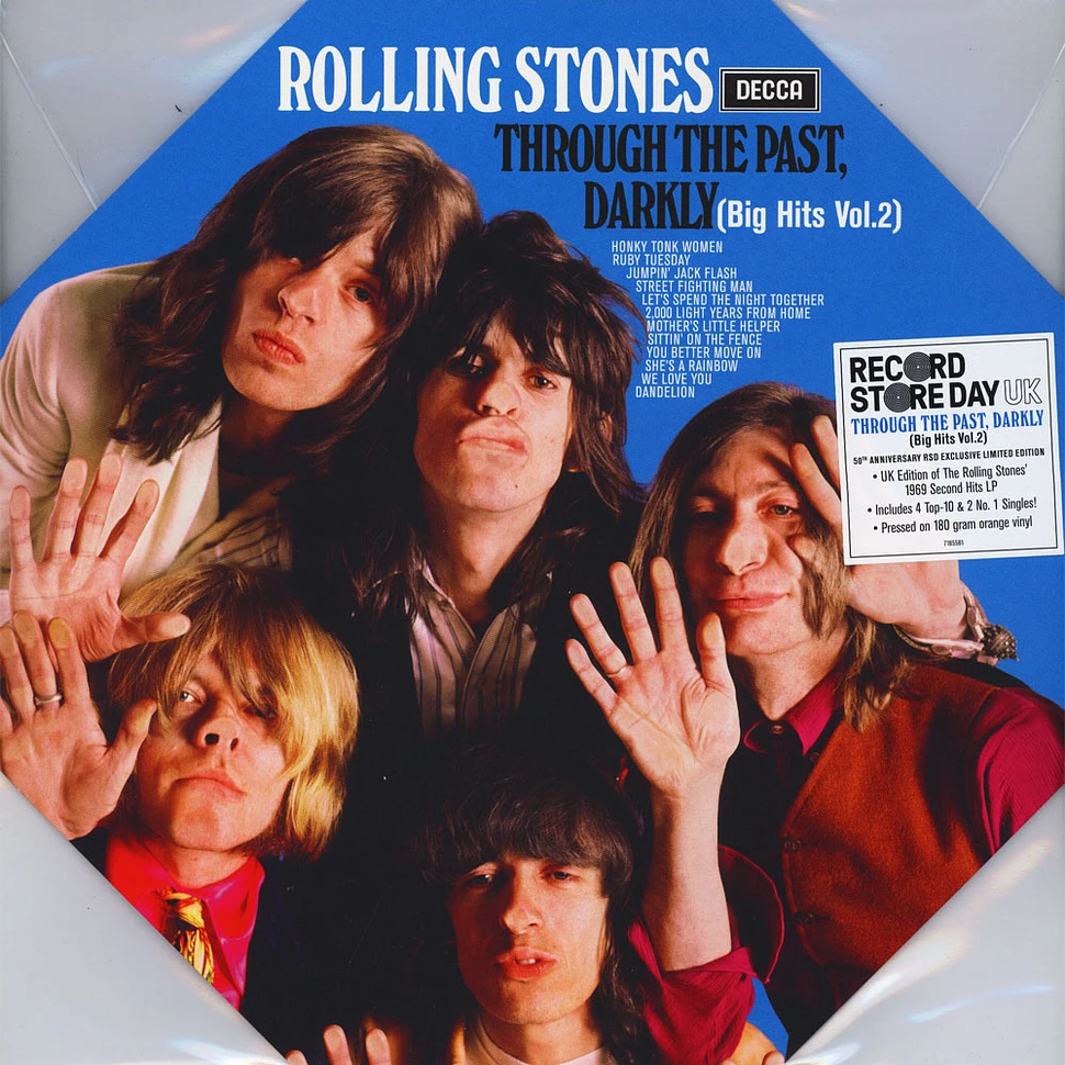 The Rolling Stones - Through The Past, Darkly (Big Hits Vol. 2) Colored Vinyl Record Store Day 2019 Edition