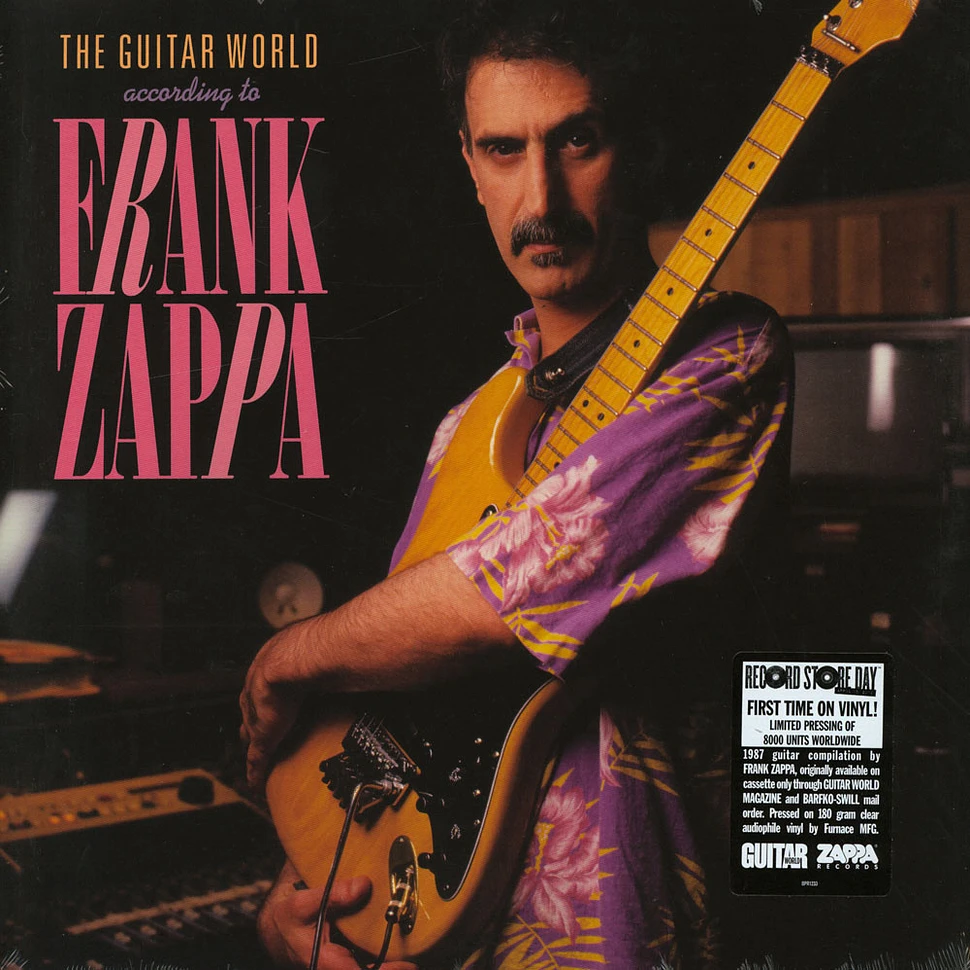 Frank Zappa - The Guitar World According To Frank Zappa Colored Vinyl Record Store Day 2019 Edition