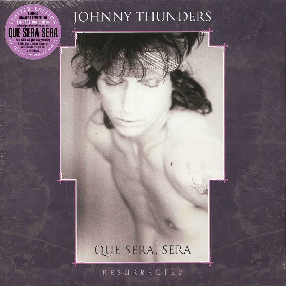 Johnny Thunders - Que Sera Sera (Resurrected) Purple & White Record Store Day 2019 Edition