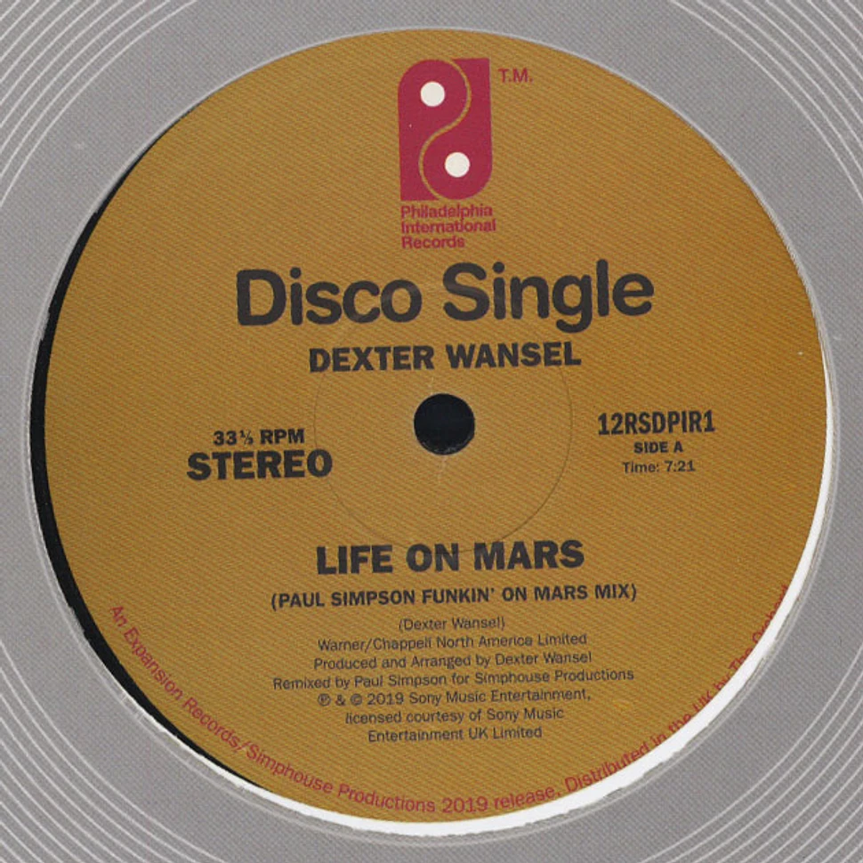 Dexter Wansel - Life On Mars (Remix) Record Store Day 2019 Edition