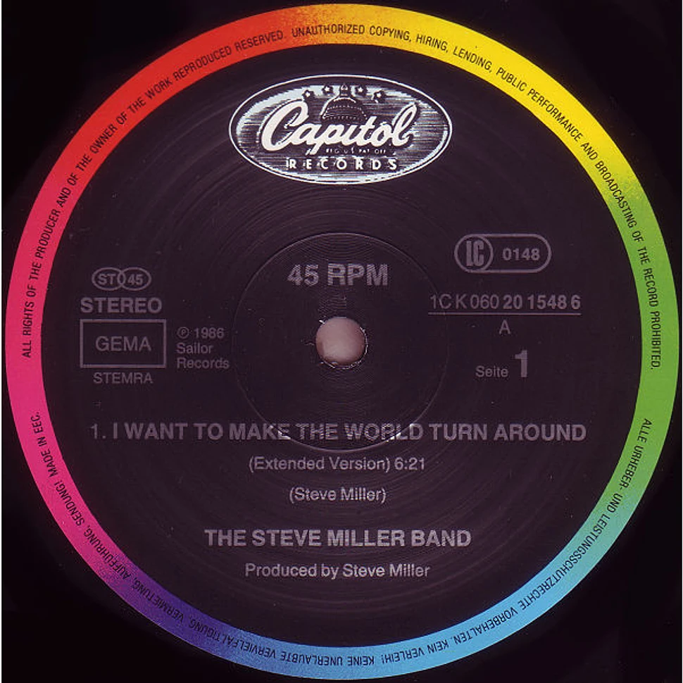 Steve Miller Band - I Want To Make The World Turn Around / Slinky