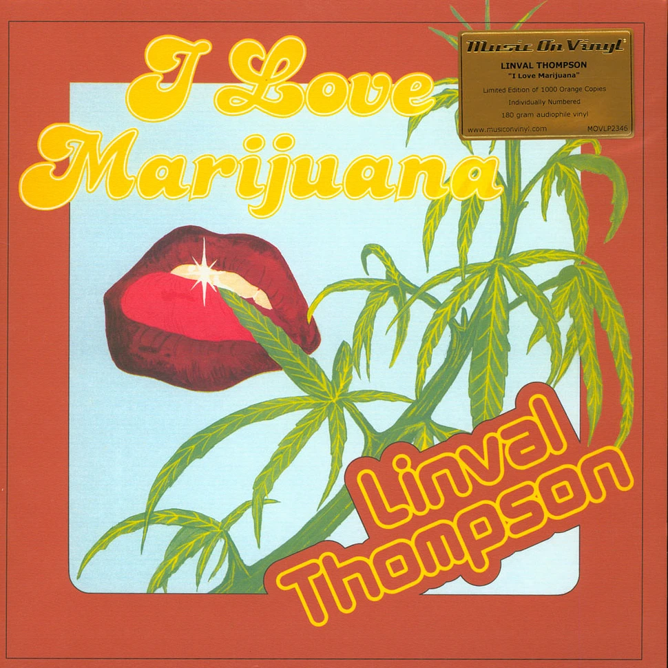 Linval Thompson - I Love Marijuana Colored Vinyl Edition