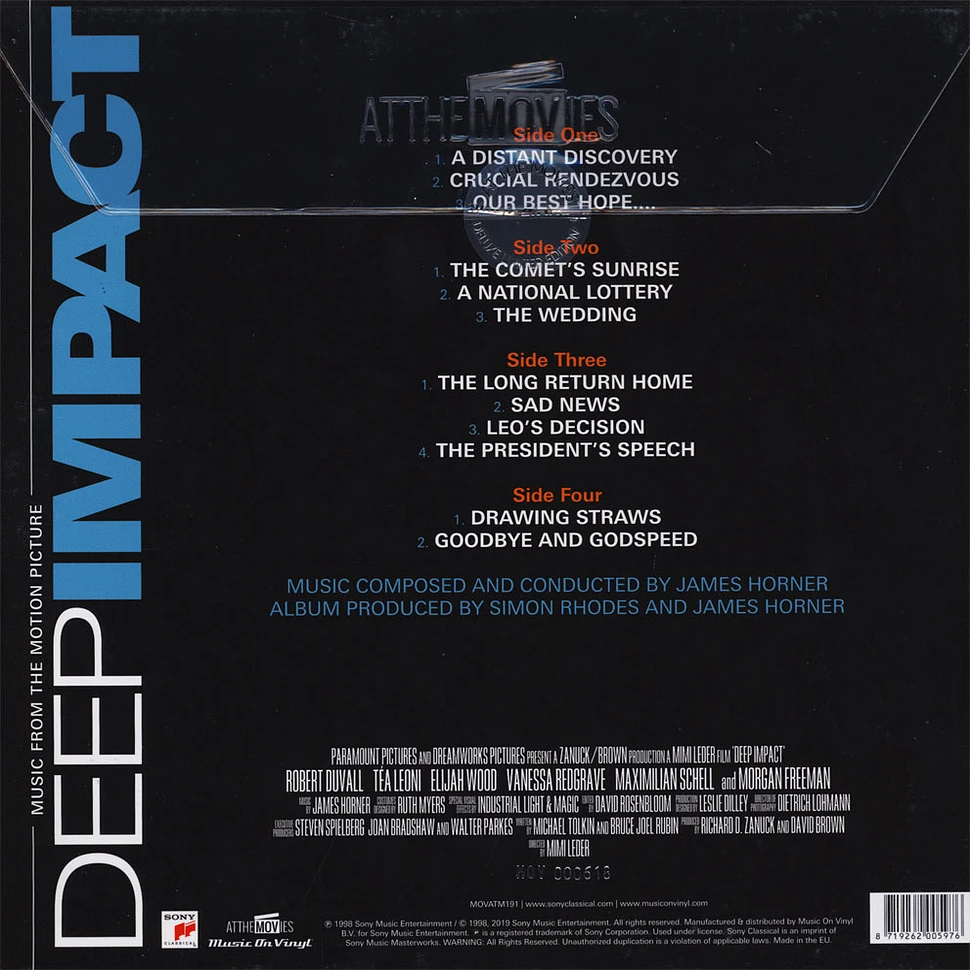 V.A. - OST Deep Impact Colored Vinyl Edition